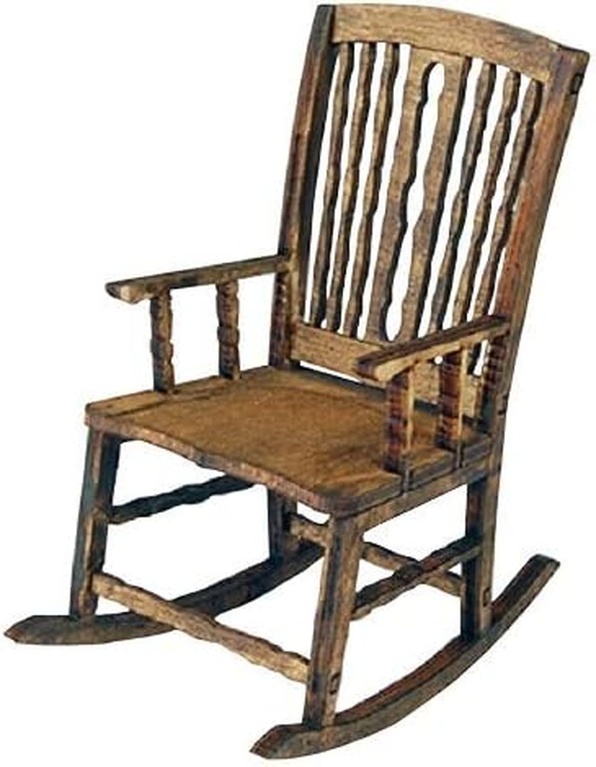 Cobaanii Antique Wooden Rocking Chair Model Kit 1/12 Scale