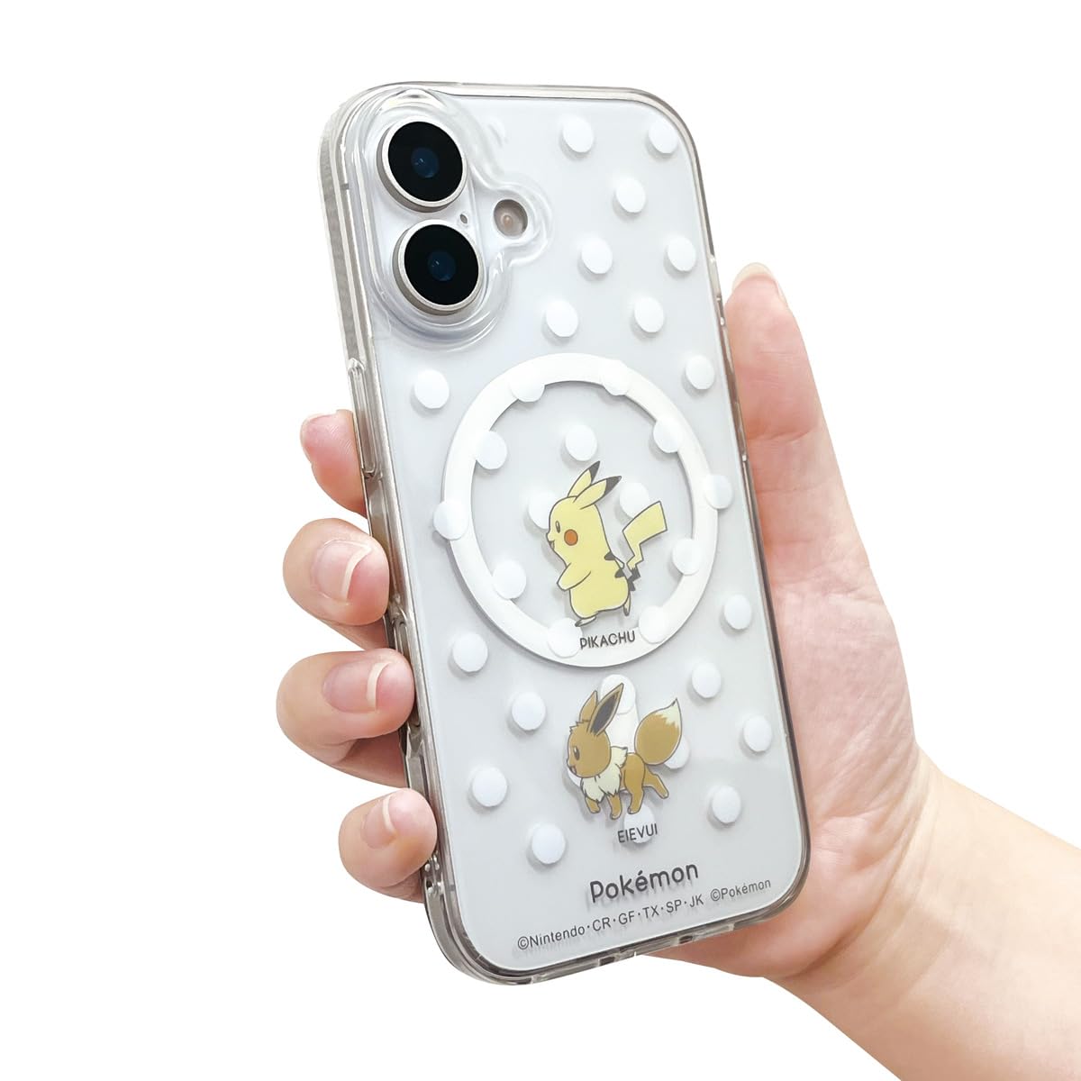 Suncrest Pocket Monster iPhone 17 MagSafe Case Pikachu &amp; Eevee