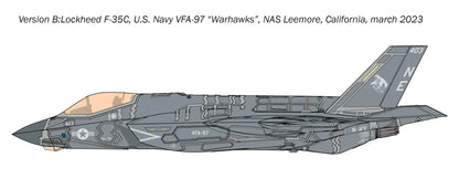 Italeri 1/72 Scale Model F-35C Lightning II Aircraft Kit