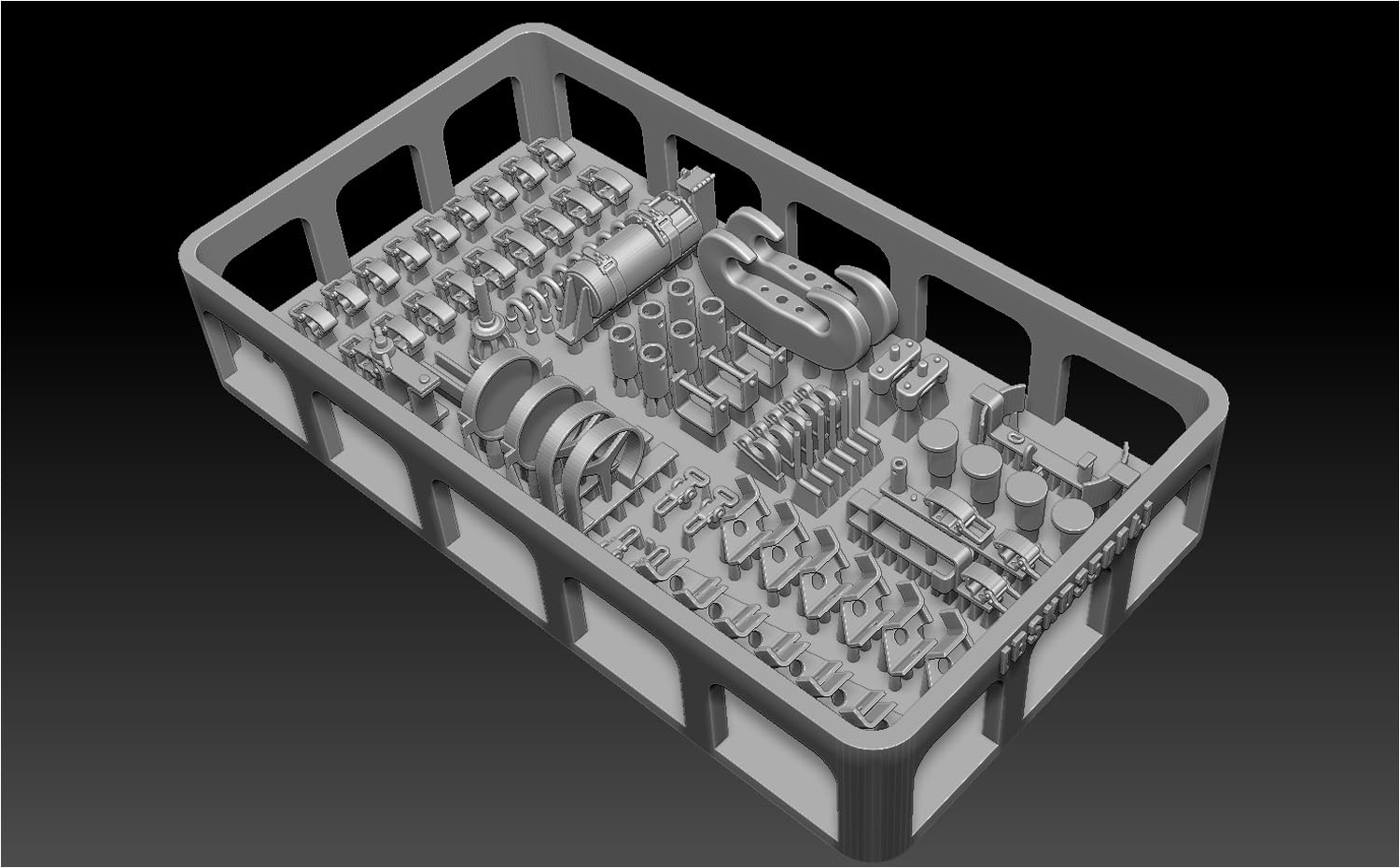 BSK Model 1/35 German Panther G Tank Detail Parts Set