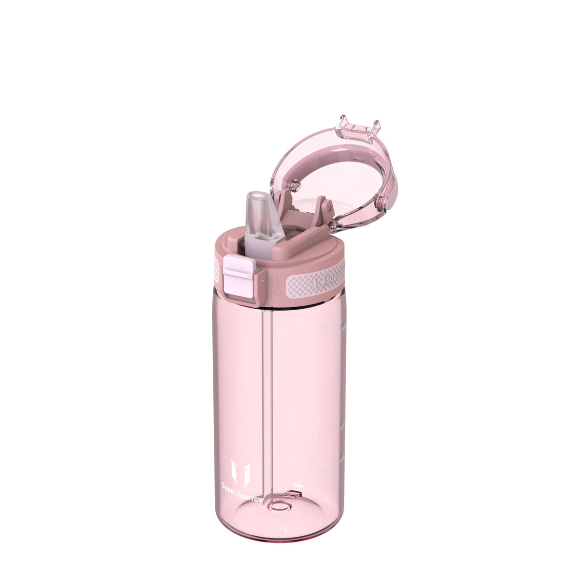 Super Sparrow Water Bottle 500ml BPA-Free with Straw