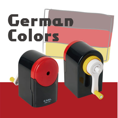 CARL Manual Pencil Sharpener with Jam Removal Feature
