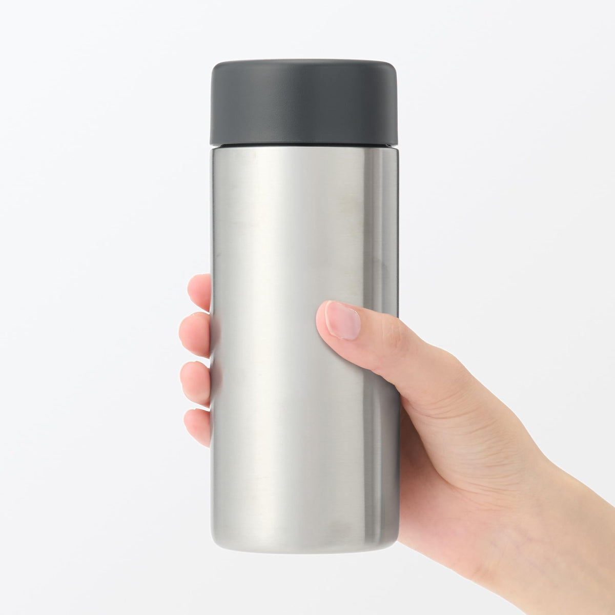 MUJI Vacuum Insulated Bottle Flat Type 350mL for Everyday Use