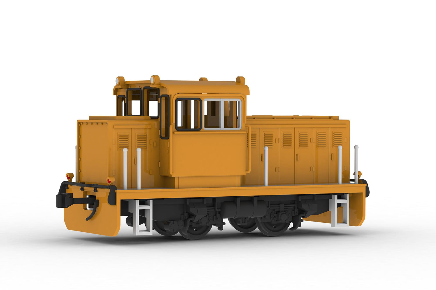 Plum 1/80 Scale Locomotive Model Kit Yellow Plastic