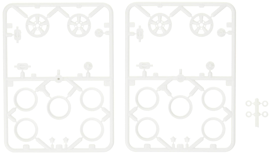 Asuka Model 1/24 Orange Wheels A Style Model Parts Set OW-4