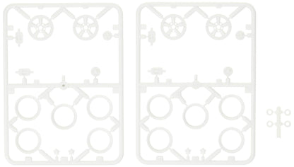 Asuka Model 1/24 Orange Wheels A Style Model Parts Set OW-4
