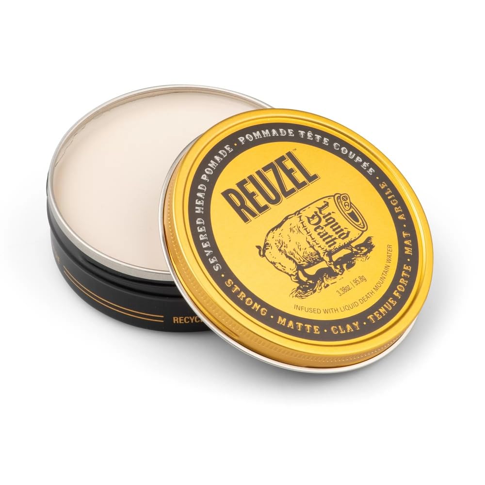 Reuzel Liquid Death Pomade 95g for Strong Hold and High Shine