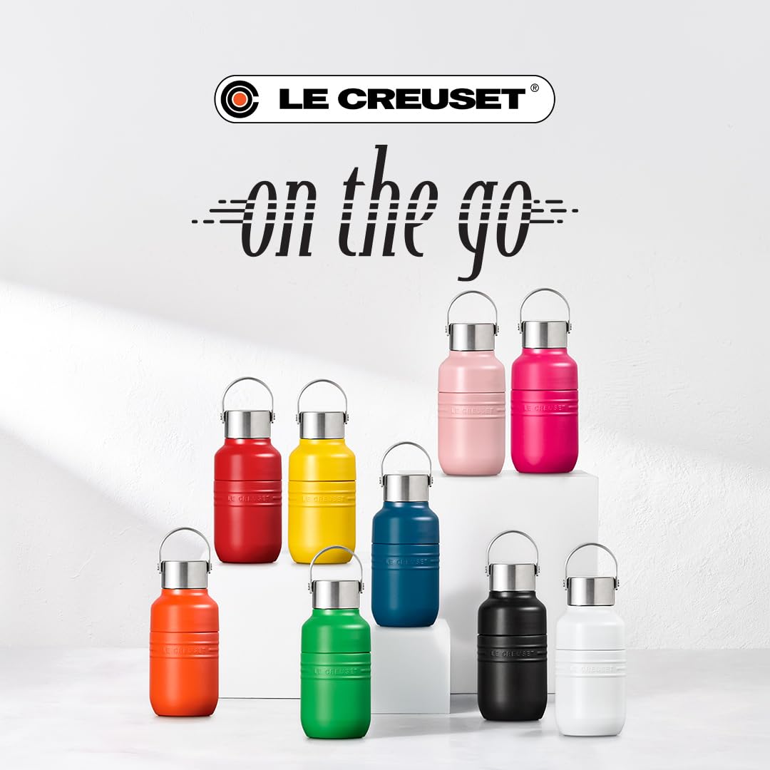 Le Creuset Stainless Steel Bottle 250ml Cherry Red Vacuum Insulated
