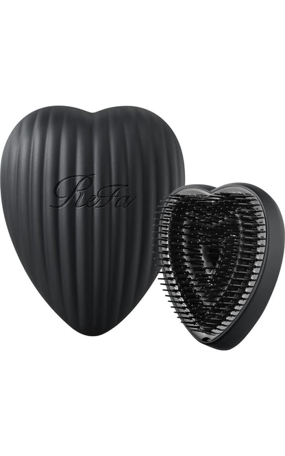 ReFa HEART BRUSH RAY Matte Black for Japanese Skincare Routine