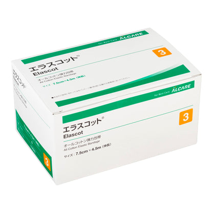 ALCARE Elascot 11622 3rd Size 7.5cm x 4.5m Box of 6 Rolls