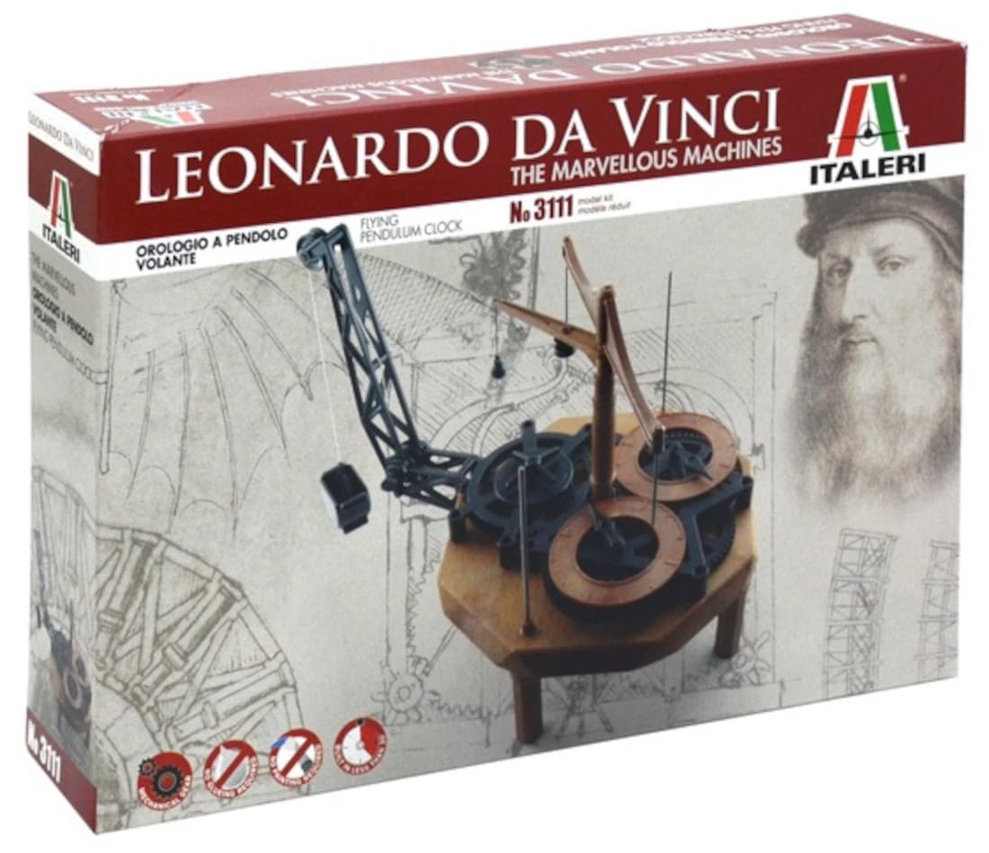 PLATZ Leonardo da Vinci Pendulum Clock Model Kit IT3111
