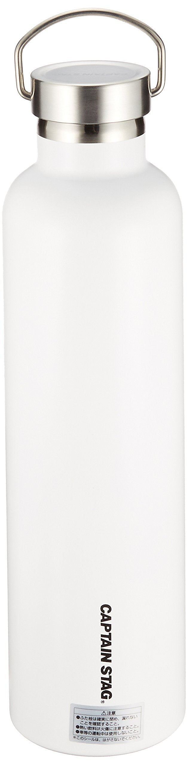 CAPTAIN STAG Sports Bottle Vacuum Insulated 1000ml White