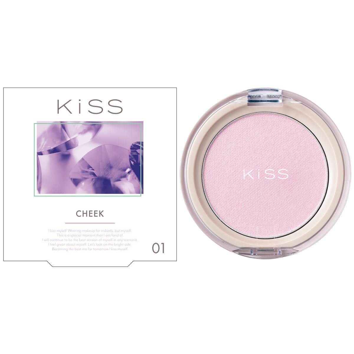 KiSS Clearity Blush 01 Icy Aurora 4g Unique Clay Touch Blush