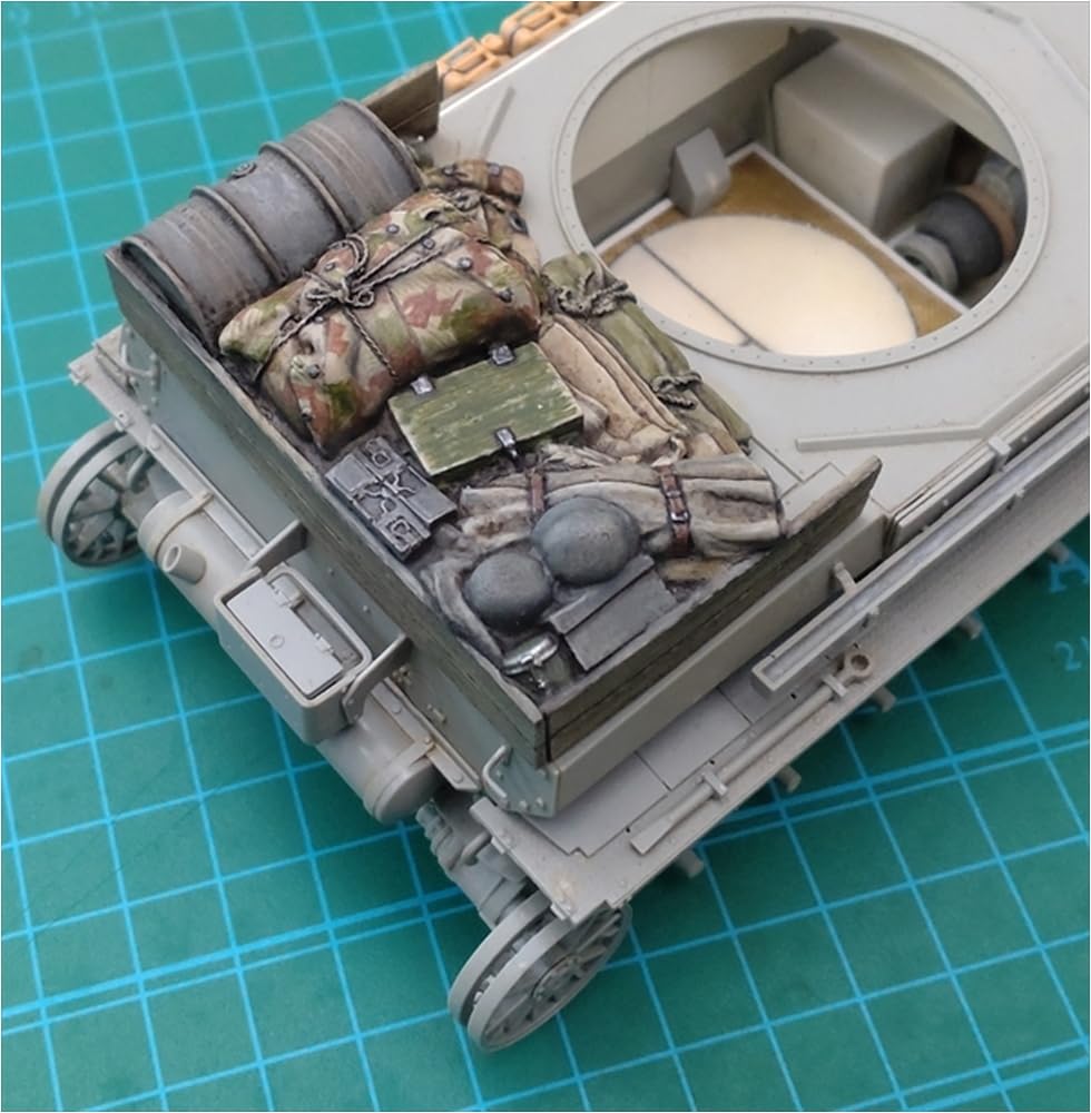 Workshop Shin 1/35 Rear Cargo Set for Panzer IV Resin Kit