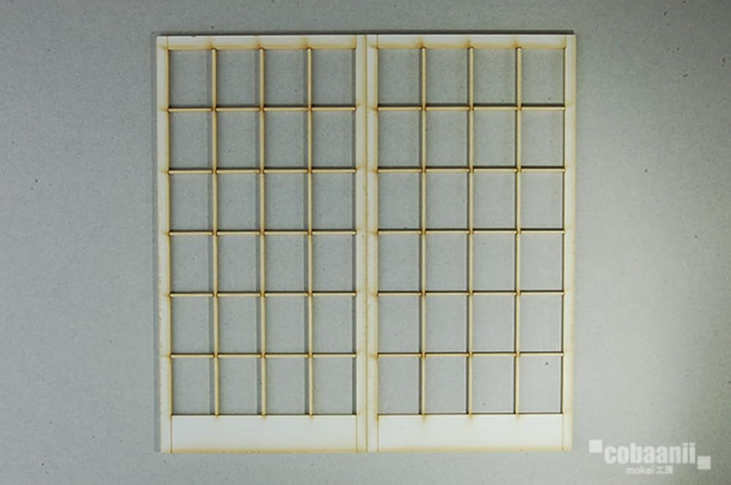 Cobaanii mokei Wooden Assembly Kit Shoji Design 1/12 Scale