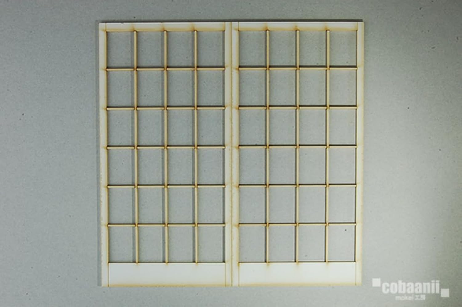 Cobaanii mokei Wooden Assembly Kit Shoji Design 1/12 Scale