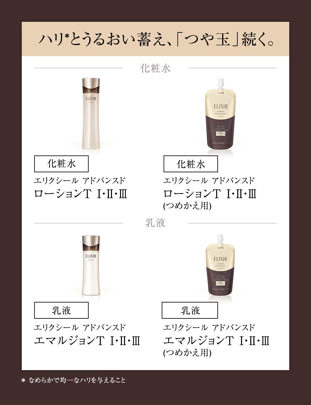 ELIXIR Advanced Emulsion T 110ml for Moisturizing Japanese Skincare