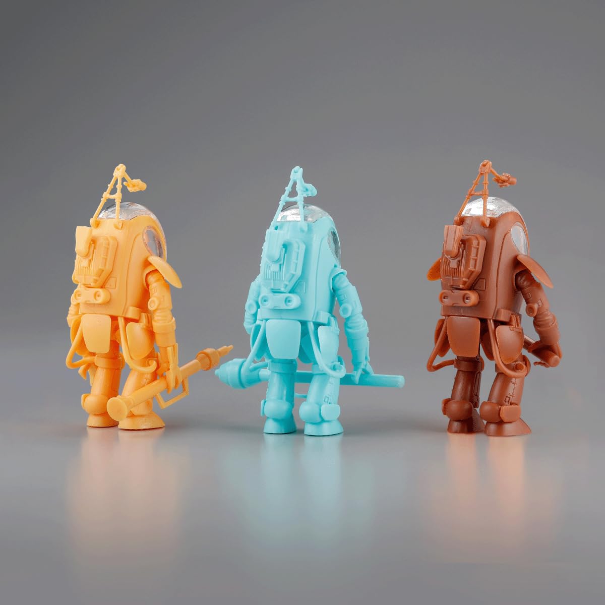 KAIYODO Artpla P.K.A. Set of 3 Plastic Model Kits