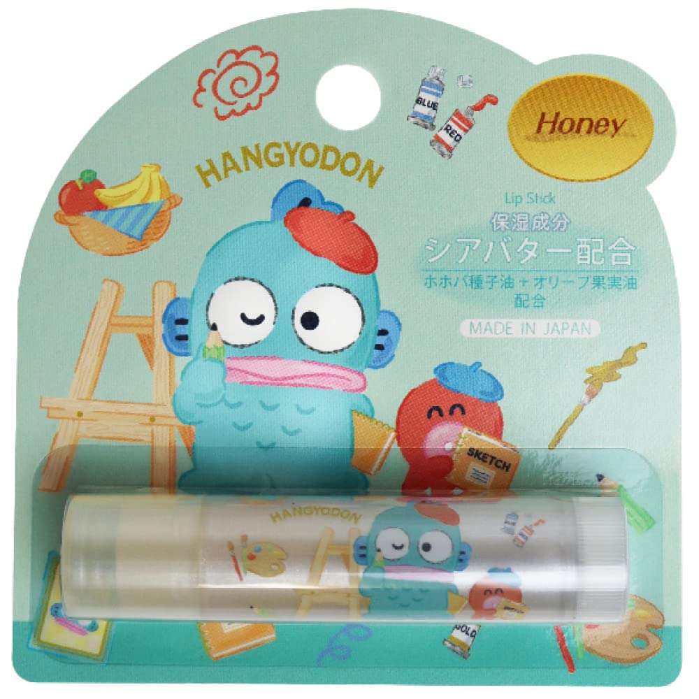 Sanrio Hangyodon Lip Cream Honey Scent 2g Cute Moisturizing Balm