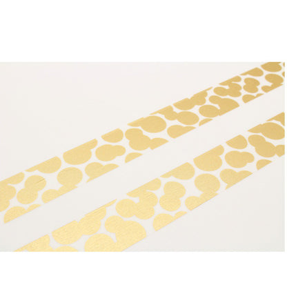 Kamoi Kakoshi Masking Tape mt Minä Perhonen Soda Water Gold 35mm x 10m