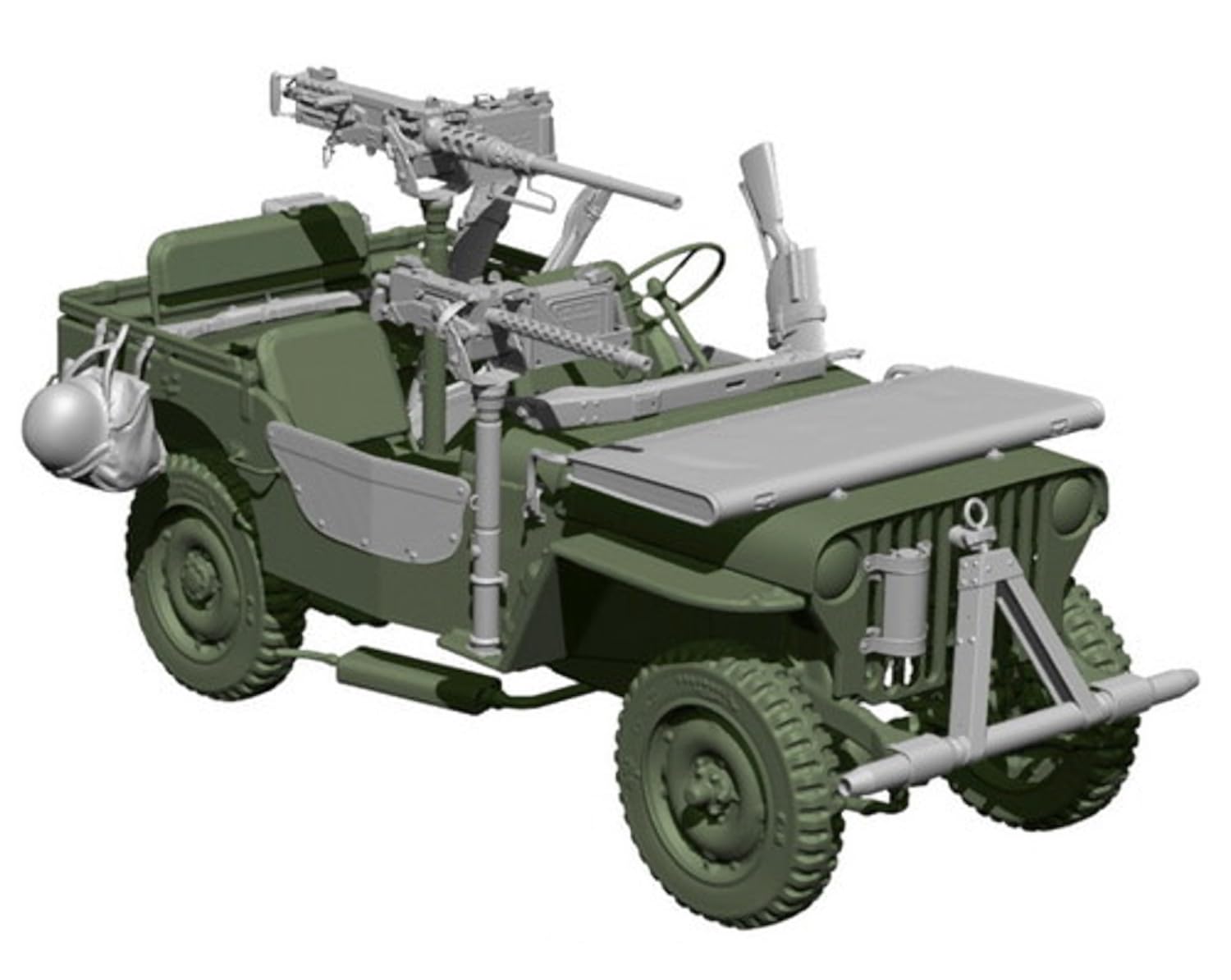 Sol Model 1/48 WWII American 1/4 Ton General Purpose Truck Detail-Up Set