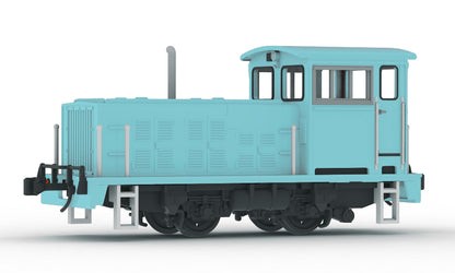 Plum 1/80 Scale Model Blue Locomotive Plastic Kit