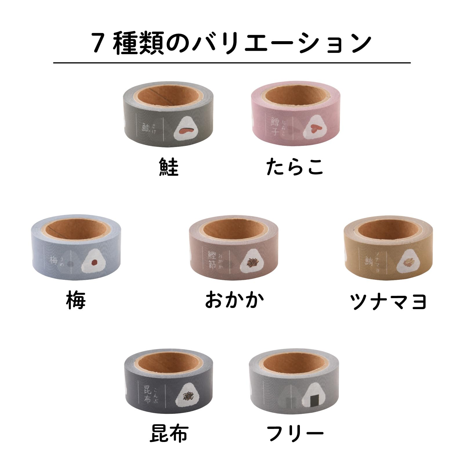 Arnest Onigiri Labeling Tape for Easy Identification