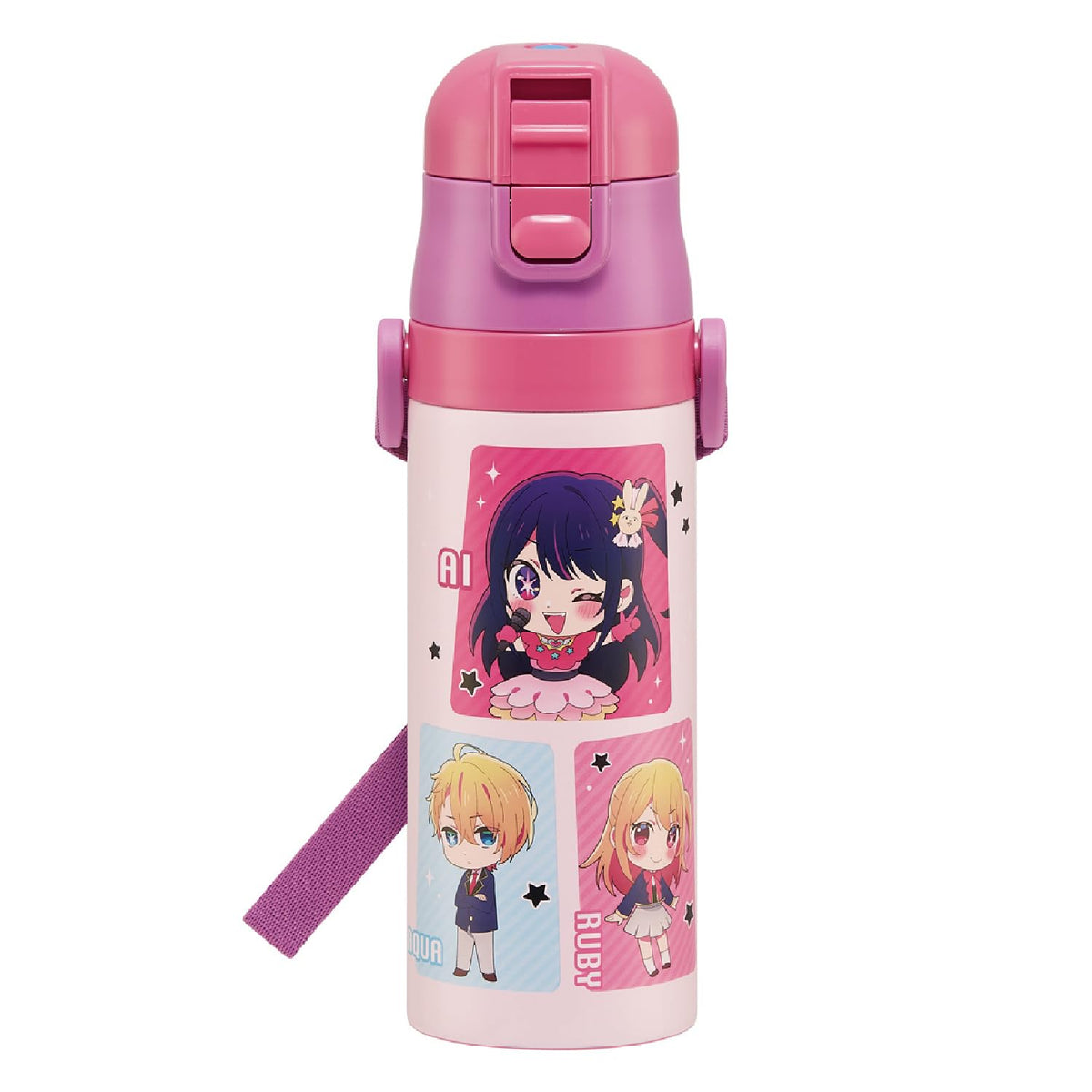 Skater Kids Water Bottle 470ml Lightweight Stainless Steel