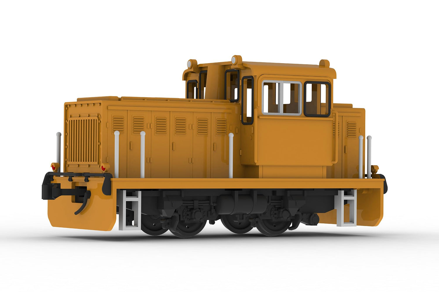 Plum 1/80 Scale Locomotive Model Kit Yellow Plastic