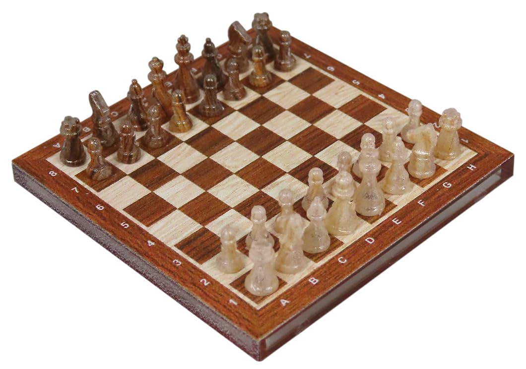 MIC D.I.G. Chess Figure Play Wooden Grain Version Color Finished Model