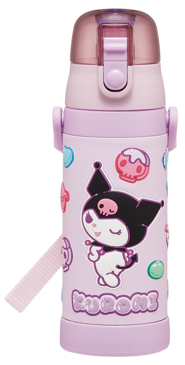 Skater Stainless Steel Water Bottle for Kids 480ml with 3D Print