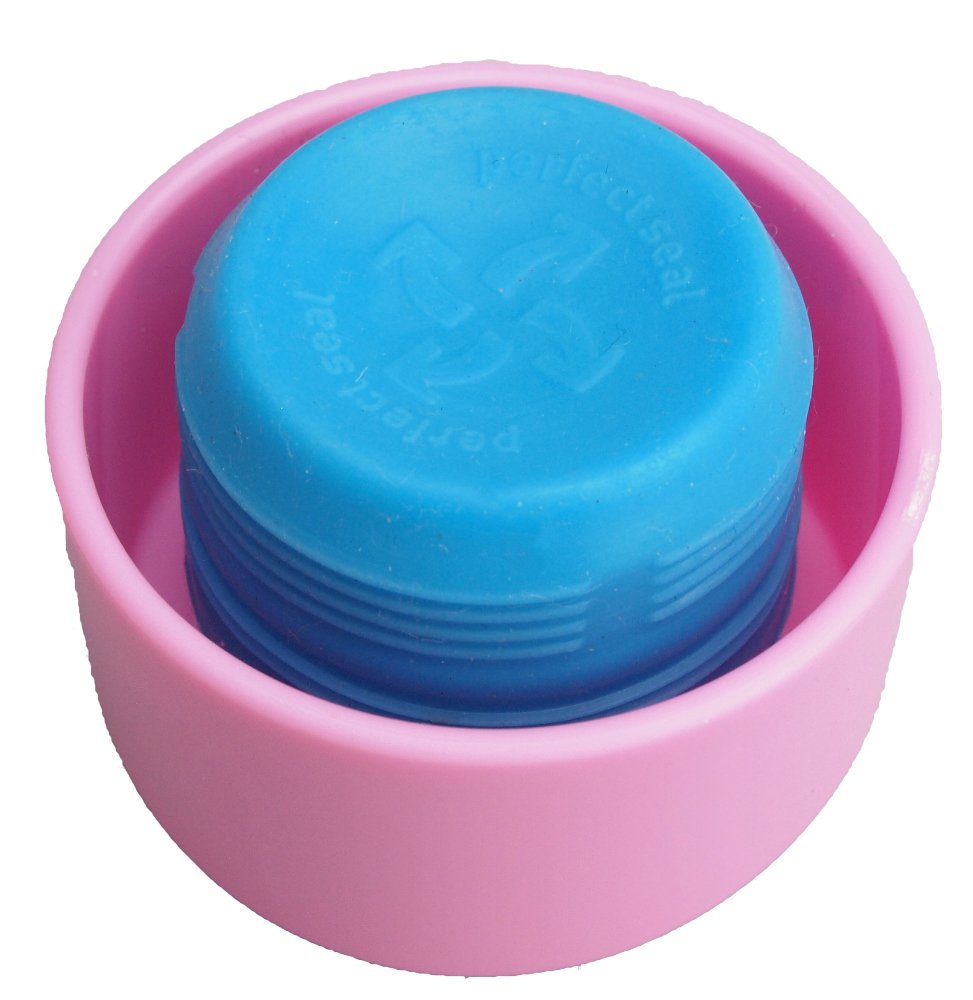Paarukinzoku Water Bottle 1000ml Pink Block Style