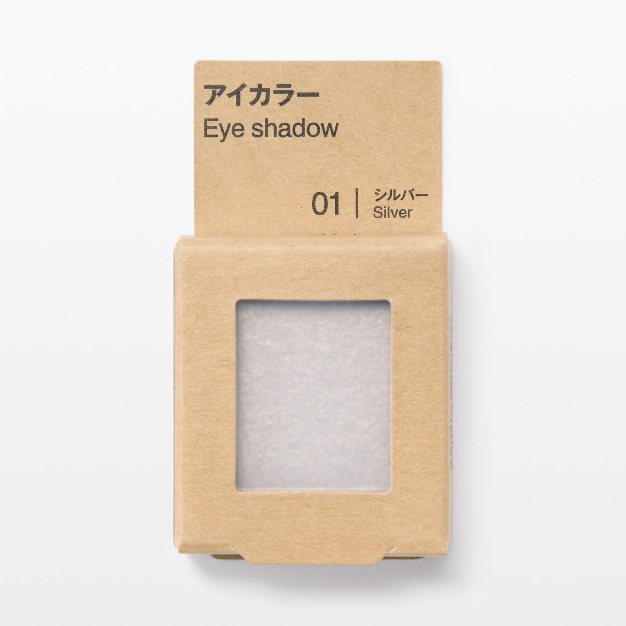 Mujirushiryouhin Eye Color Silver 1.8g for Japanese Makeup