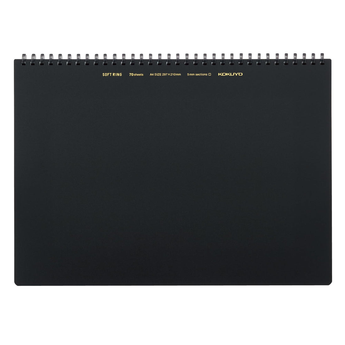KOKUYO Soft Ring Notebook Business A4 Graph 70 Sheets Black