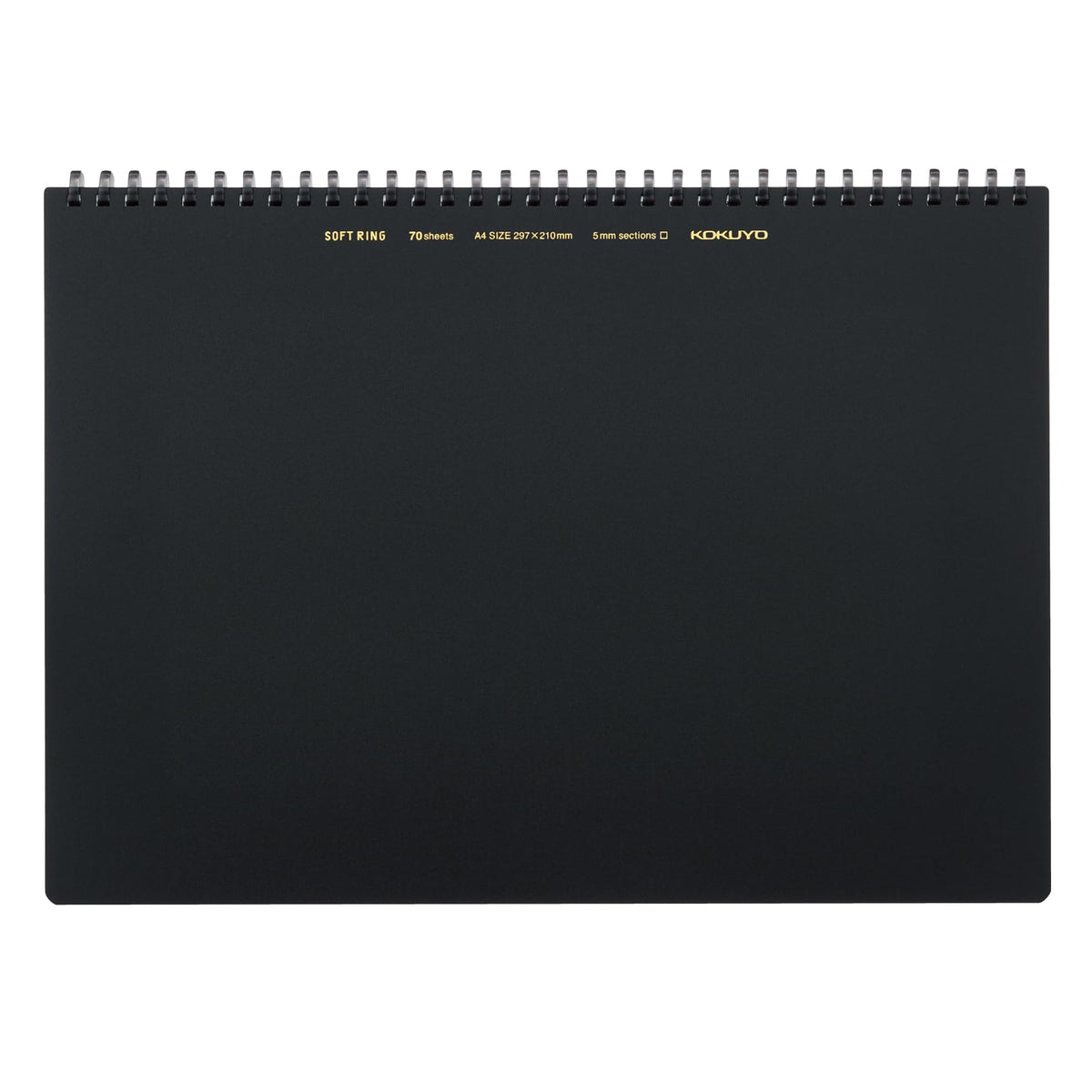 KOKUYO Soft Ring Notebook Business A4 Graph 70 Sheets Black