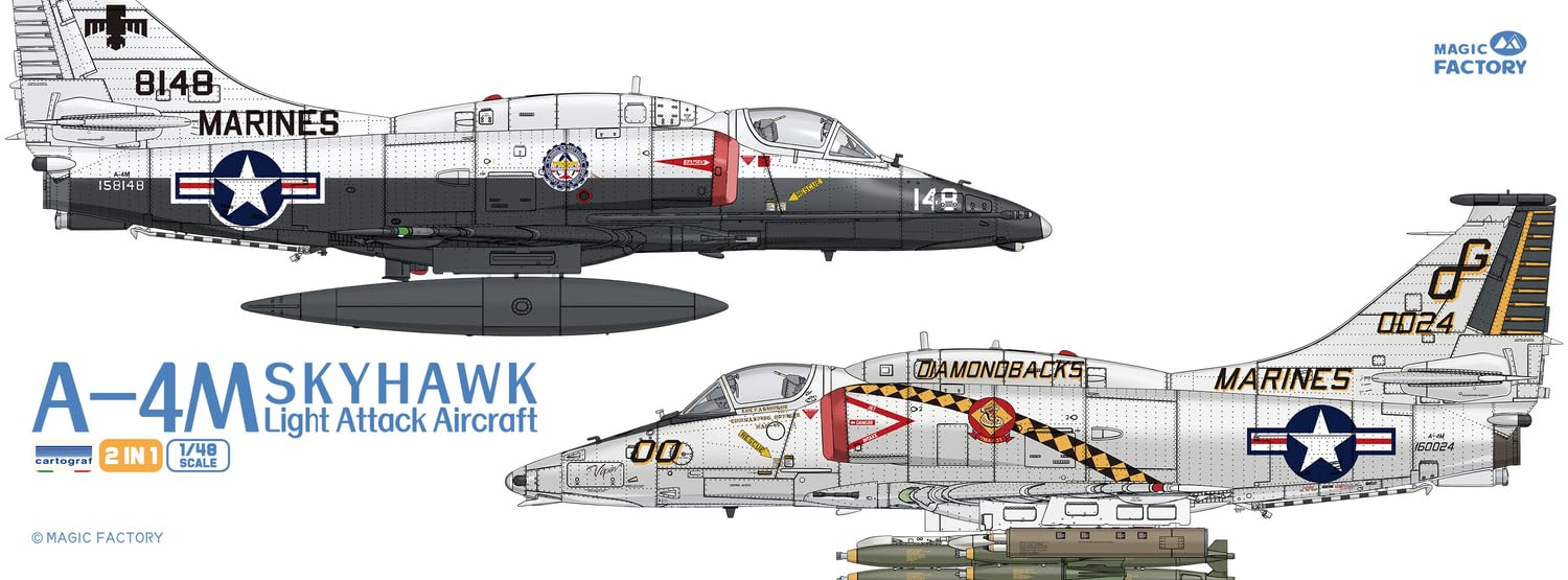 Magic Factory 1/48 A-4M Skyhawk Model Kit Made in Japan