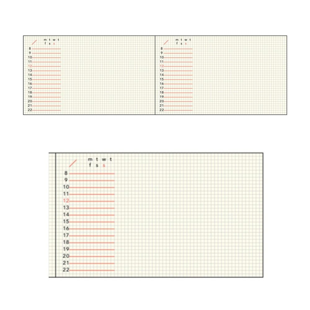 Daigo Notebook Desk Daily Thick Paper for 13 Inch PC Gray