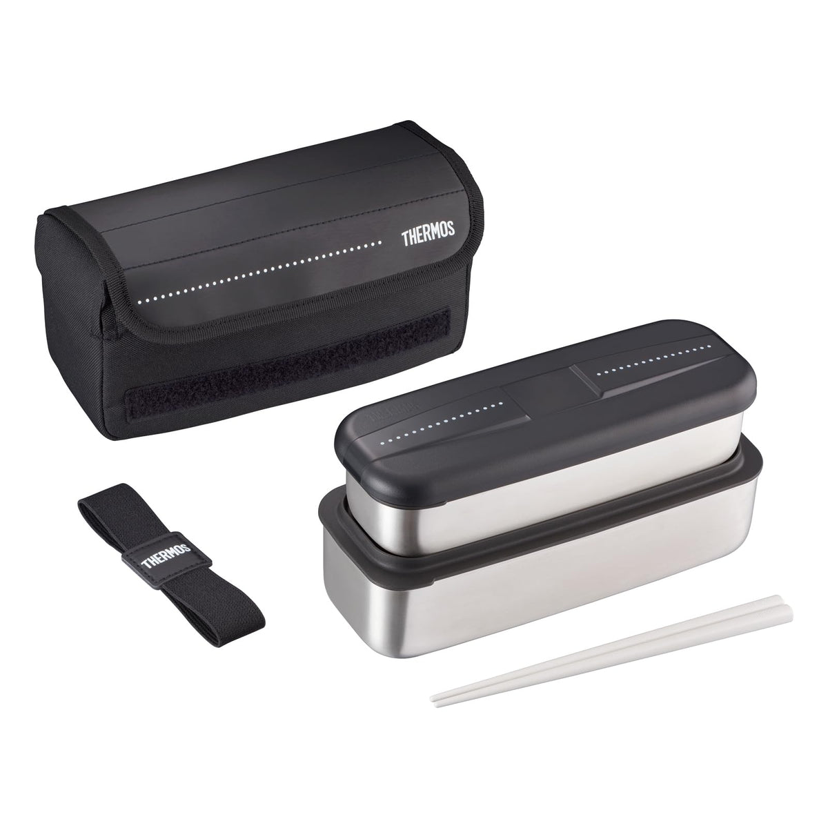 THERMOS Stainless Steel Fresh Lunch Box 1100ml with Insulated Case