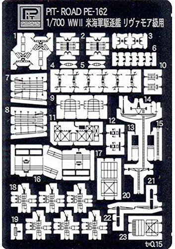 PIT-ROAD 1/700 Scale Model Etching Parts for Livermore Class Destroyer