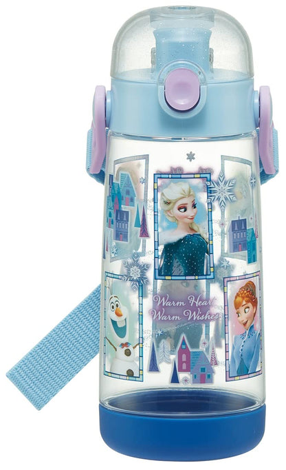 Skater Water Bottle 480ml Disney Frozen One Push for Kids