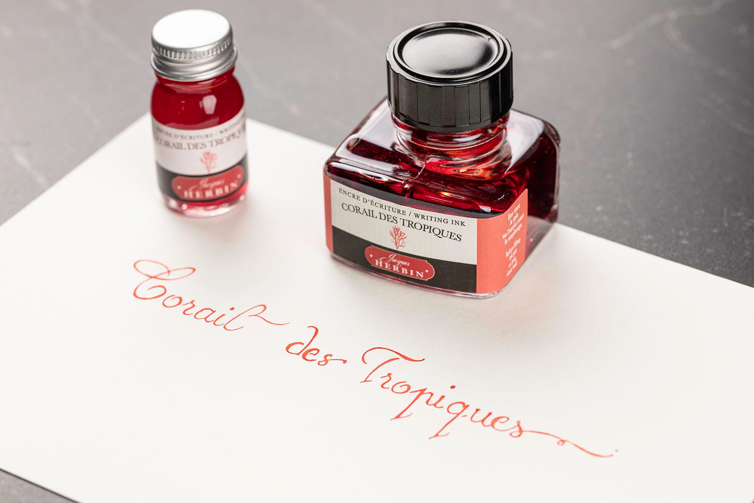 Herbin Traditional Ink 10ml Tropical Coral for Fountain Pens