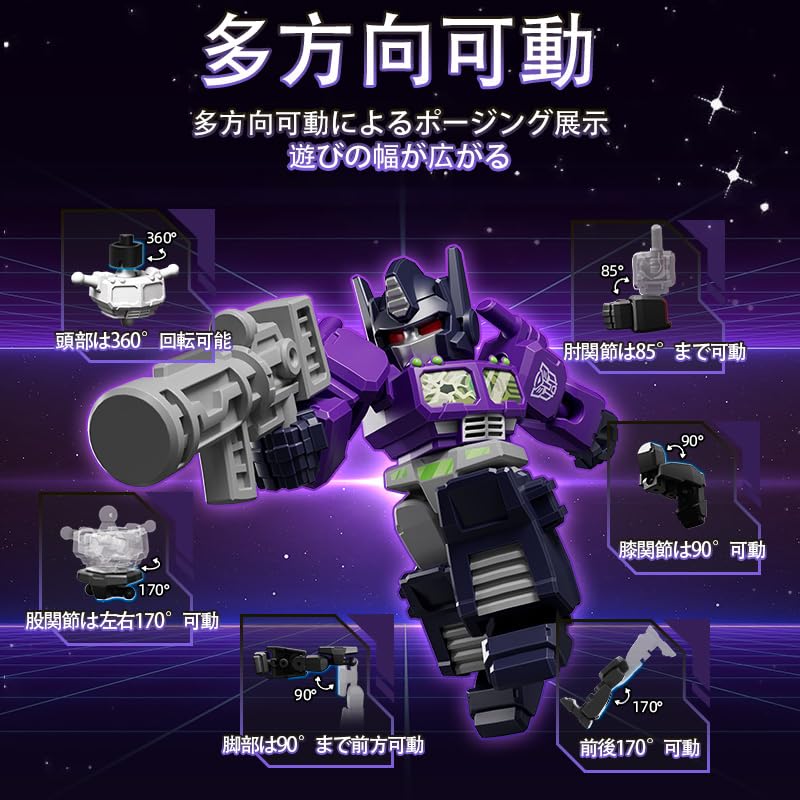 Blokees Transformer 71301 DV03 Heavy Metal War Trading Model Kit 12 Pack
