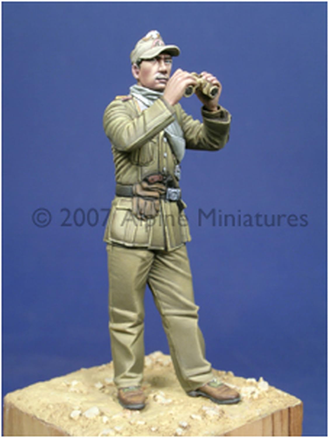 Alpine Miniatures 1/35 DAK Tank Commander Resin Kit AM35017