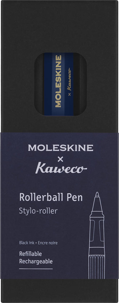 Moleskine Rollerball Pen Smooth Blue Ink for Effortless Writing