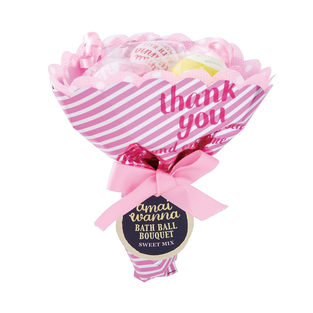 GPP+ Amaiwana Bath Ball Bouquet Sweet Gift Set 35g x 3