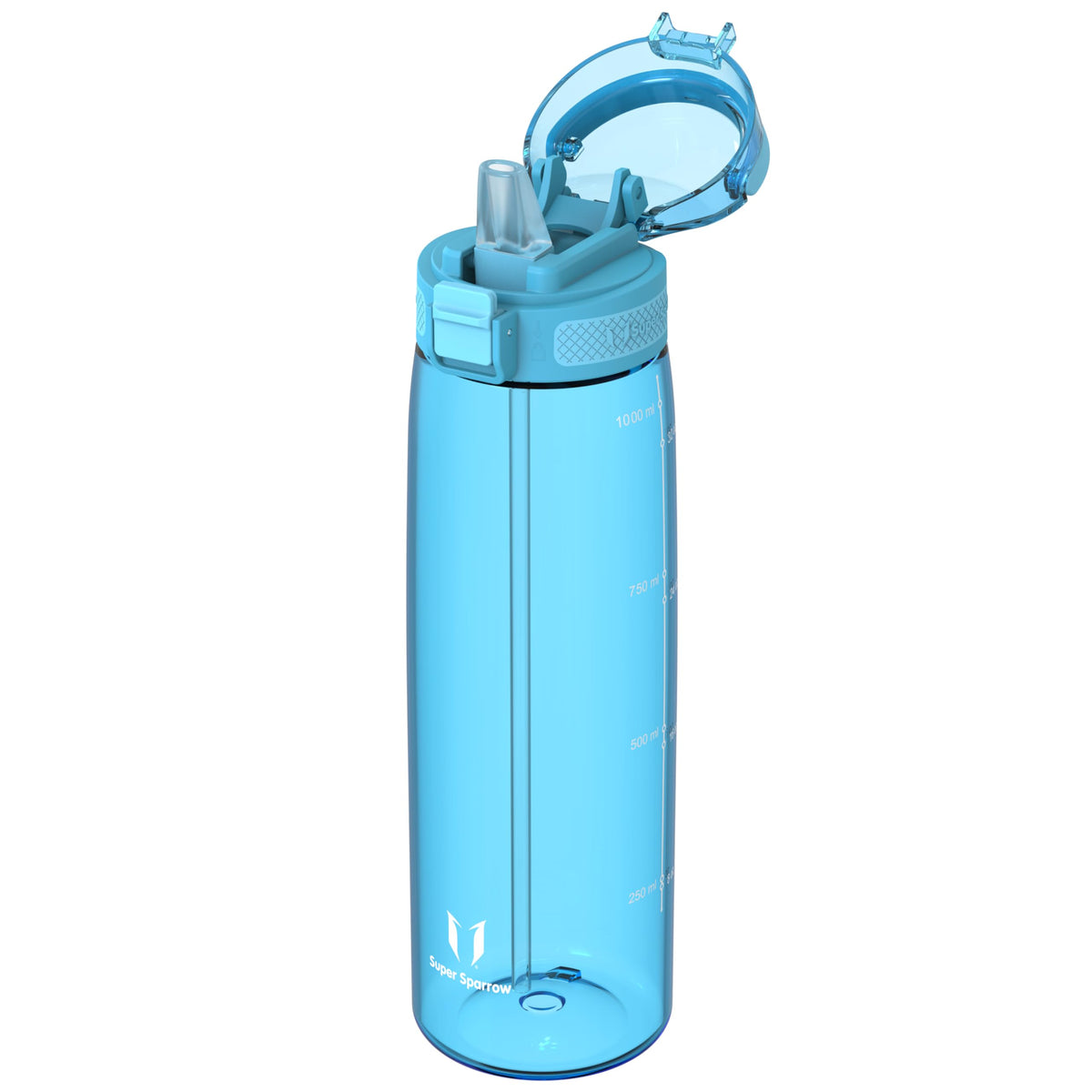 Super Sparrow 1L Water Bottle with Straw BPA-Free Tritan