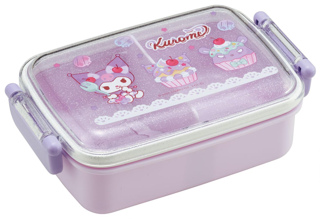 Skater Kids Lunch Box 450ml with Sanrio Kuromi Design