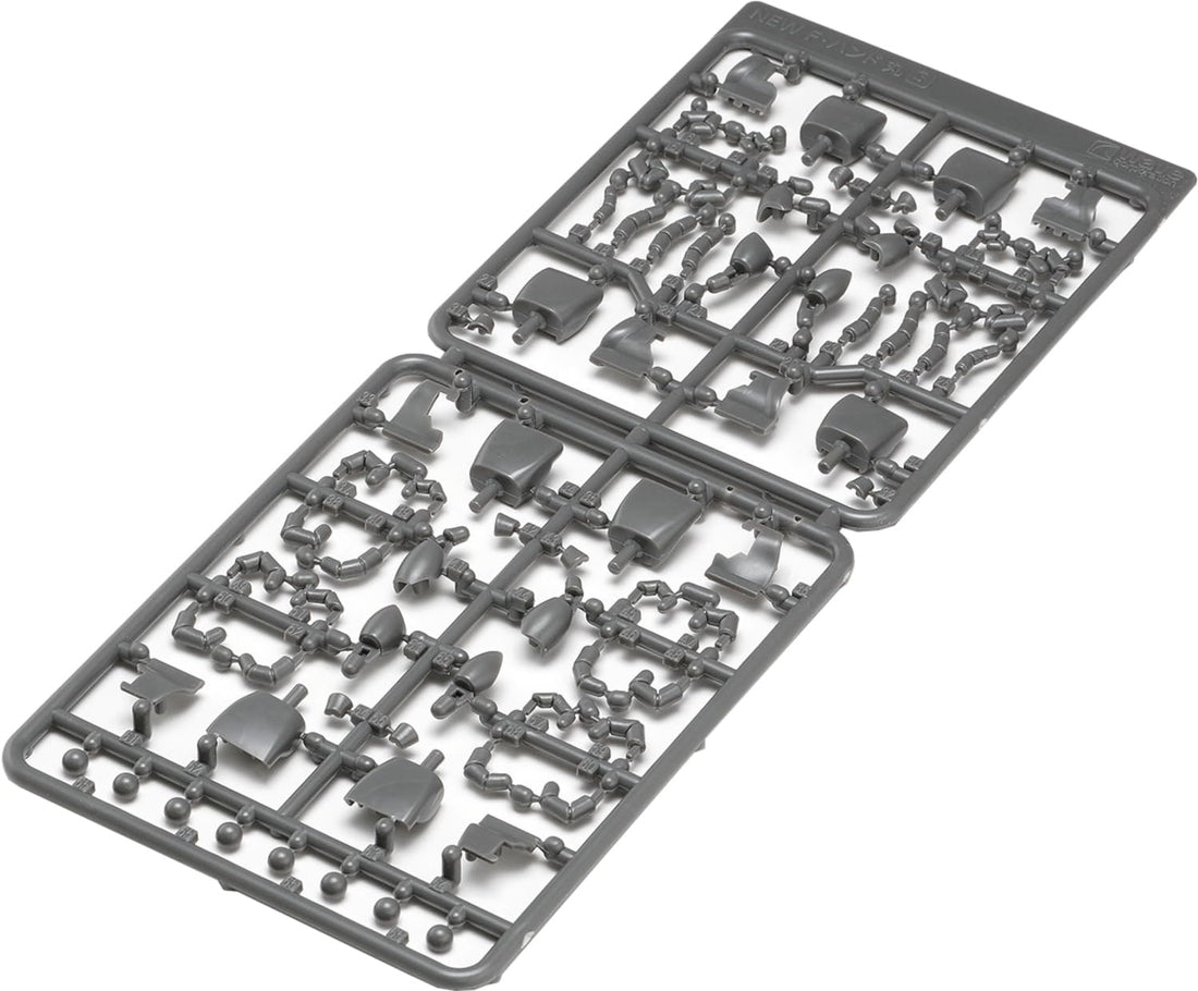 Wave F-Hand Round S Gray Model Parts for Scale Models