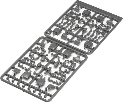 Wave F-Hand Round S Gray Model Parts for Scale Models