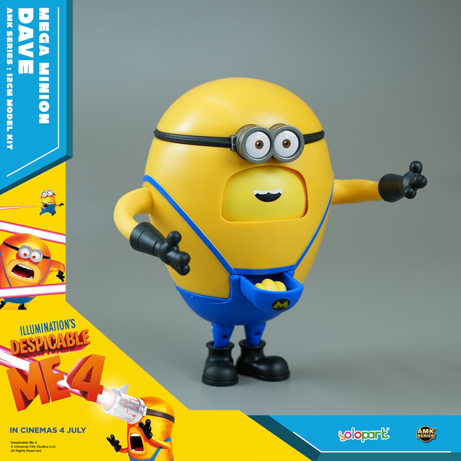 DOYUSHA Mega Minion Dave PVC Figure 6 Inch Collectible Toy